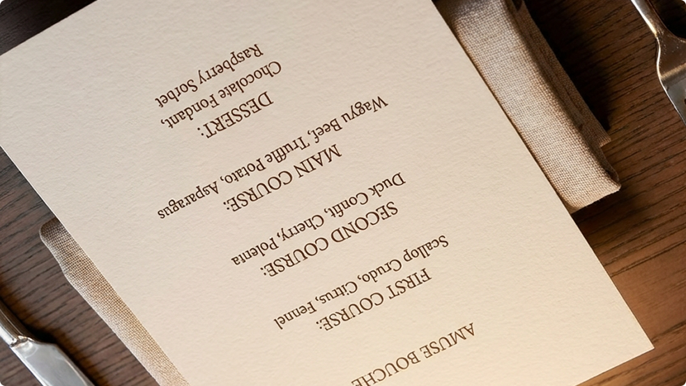 Фото Дегустационное меню